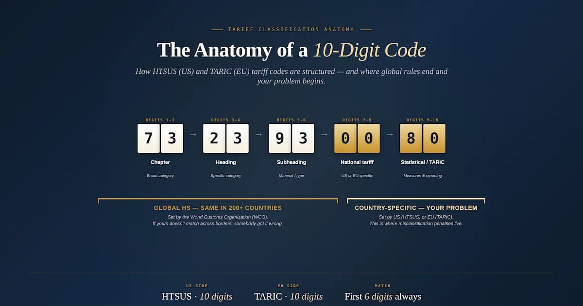 How to Classify One Product Step-by-Step: From Description to 10-Digit Code Under HTSUS and TARIC